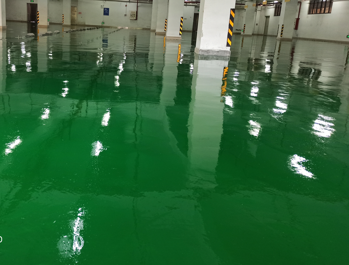 清遠(yuǎn)農(nóng)商銀行地下車(chē)庫(kù)地坪漆工程1.jpg
